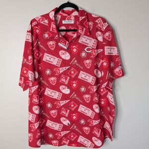Tommy Bahama Cincinnati Reds Baseball Shirt